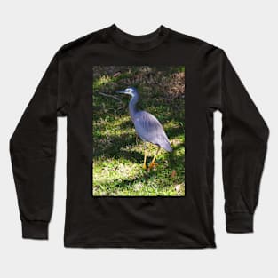 The White Face Heron! Long Sleeve T-Shirt